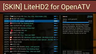 SKIN LiteHD2 for OpenATV [upl. by Blackburn]