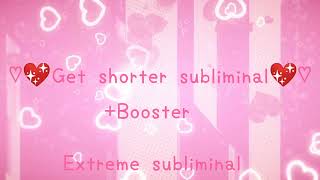 ☆•Get shorter subliminal •☆ [upl. by Nadbus]