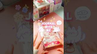 ┆✧ Journal With Me 💐✨🍡🎀 aestheticstickers journaling kawaii [upl. by Kalbli]