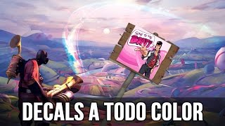 TF2 Cómo aplicar decals a TODO COLOR Eng Sub [upl. by Miksen145]