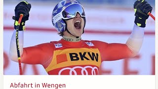 Ski Alpin Mens shortened Downhill Wengen Highlights 2024 [upl. by Nylodnew]