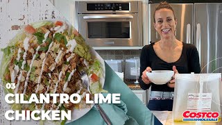 Cilantro Lime Chicken  12 Healthy Freezer Meals from Costco [upl. by Alludba]