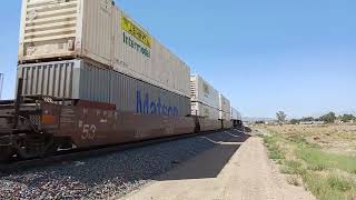 Intermodal in Hesperia California north of the Cajon Pass thatcurveguy bnsfintermodal [upl. by Penman]