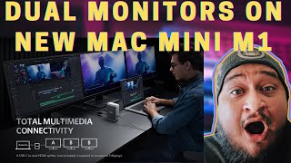 How to Get Dual 60hz Monitors on New Mac Mini M1  YouTube shorts [upl. by Ahsimrac]