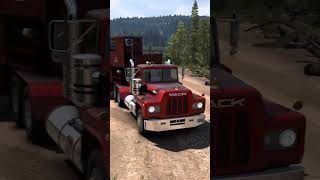 Promods Map Laredo Truck Mack Log Crusher Load American Truck Simulator [upl. by Eirhtug]