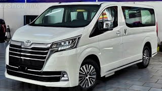 2024 Toyota HIACE  Most Reliable VanFirstClass Luxury VAN interior amp exterior review [upl. by Yecal]