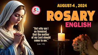 The Holy Rosary for 4th August 2024 daily rosary Glorious Mysteries rosary [upl. by Olatha]