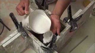 Pottery plaster Mold Making Video Making a OnePiece Plaster Mold2flv [upl. by Aguayo]