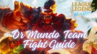 Dr Mundos Unstoppable Protection Kiting amp Teamfight Domination in Wild Rift [upl. by Wilie]