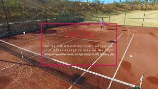 CaliClay basalt surface clay tennis courts [upl. by Daniyal]