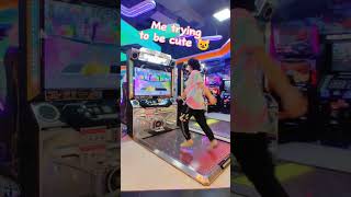 Trying my best to be cute 🥺 dancerushstardom freestyle arcade popnmusic ダンスラ sweet [upl. by Hiro]