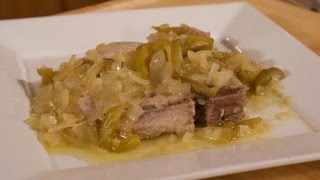 Pork Chops Lucanian Style  Rossellas Cooking with Nonna [upl. by Ayalahs]