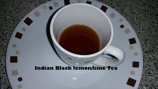 Indian Black LimeLemon Tea  Yummy Food Recipes [upl. by Relda]