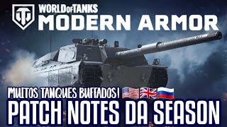 INACREDITÁVEL 186 TANQUES BALANCEADOS NA NOVA SEASON DARKNESS RISING DO WORLD OF TANKS CONSOLE 😱 [upl. by Birgitta]