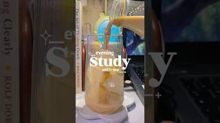 ASMR Study With Me  Evening Study Vlog aesthetic study studyvlog studyinspiration [upl. by Suivatna460]