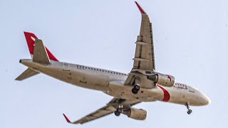 Air Arabia Airbus A320214 A6AOH Arriving In The Golden Dusk At Karachi Airport [upl. by Notseh257]