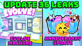 🥳 ANNIVERSARY UPDATE EVOLVE MACHINE AND MORE  UPDATE 36 NEW LEAKS IN PET SIMULATOR 99 [upl. by Finella185]