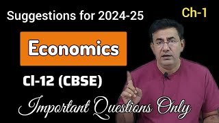 MACROECONOMICS  Cl12  SUGGESTIONS FOR 202425 BOARD EXAM [upl. by Warms]