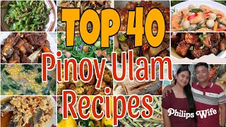 TOP 40 ULAM recipes nating mga Pilipino HD [upl. by Aylmar78]