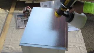 Wagner FLEXiO 585  Spraying furniture demo [upl. by Demetrius942]