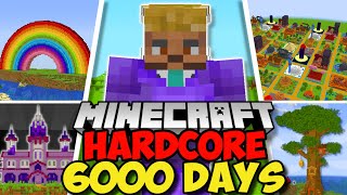 I Survived 6000 DAYS in Minecraft Hardcore FULL MOVIE [upl. by Fennell611]