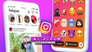 𝗡𝗨𝗘𝗩𝗢 Instagram Estilo iPhone en Android  NUEVA ACTUALIZACIÓN🔥2024 [upl. by Ylrebmek]