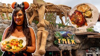 TRex Cafe MENU UPDATE 🦖 Disney Springs food review 2024 [upl. by Ankney344]