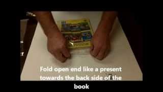 Shrink Wrap a Book With Shrink Wrap Bags and No Sealer [upl. by Ahseinaj]