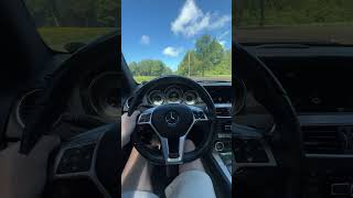 MERCEDES C350 W204 X PIPE MUFFLER DELETE POV [upl. by Gilba]