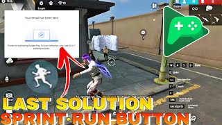 Solve Sprint Run Button Problem Google Play Beta Free Fire Pc googleplaybeta freefirepcversion [upl. by Anwahsal]