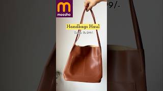 Handbags Haul  starting from 110 meeshofinds meeshohaul handbags viralshorts shorts trend [upl. by Dorsy]