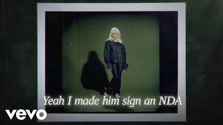 Billie Eilish  NDA Official Lyric Video [upl. by Garreth]