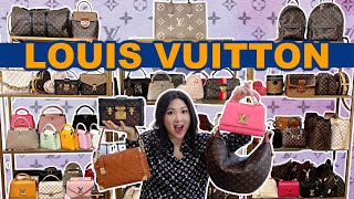 LOUIS VUITTON ENTIRE HANDBAG COLLECTION 2023  Honest REVIEW LEAST MOST USED LETTING GO  CHARIS [upl. by Redwine]