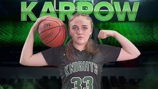 2024 ASAA 4A State Tournament GAME 1 North Pole vs Colony Knights Tonya Karpow highlight reel [upl. by Dub510]