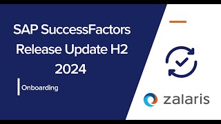 SAP SuccessFactors Release H2 2024 Onboarding [upl. by Kudva168]