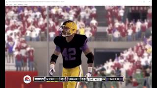 Xenia Xbox 360 Emulator  NCAA Football 12 Gameplay [upl. by Ignatia]