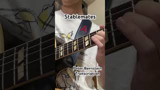 Stablemates jazz guitar jazzguitar transcription peterbernstein bennygolson [upl. by Olva794]