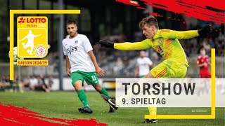 Torshow 9 Spieltag LOTTO Hessenliga 202425 [upl. by Gurias]