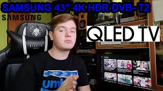 Telewizor Samsung 43quot Q65A QLED 4K Smart TV 2021  ogólne przedstawienie VLOG  Rivlo [upl. by Antony]