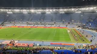 Roma Cagliari 40 Pellegrini Dybala Dybala Huijsen il commento del match dallo stadio Olimpico [upl. by Assirhc]