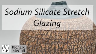 Glazing a Sodium Silicate Stretch Pot [upl. by Farrand600]