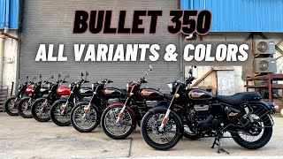 New 2024 Bullet 350 All Variants amp Colors  New Variant  Accessories  Motorxone [upl. by Holofernes]