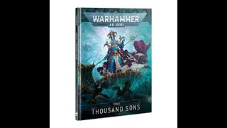 Fiches Techniques Thousand Sons Codex V9 QG [upl. by Anasxor91]