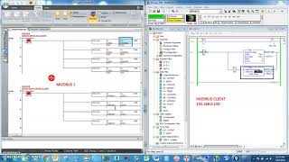 Micrologix1400 Modbus TCP Client Testing  Setup [upl. by Marty]