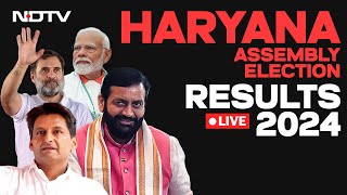 Haryana Election Results 2024 LIVE  Haryana Assembly Election Results  Haryana Assembly Polls [upl. by Fotina]