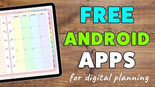 Best FREE Digital Planning Apps for Android in 2021 [upl. by Hcirteid]