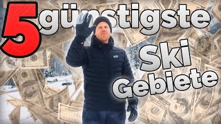 Die 5 günstigsten Skigebiete der Alpen [upl. by Aieki]