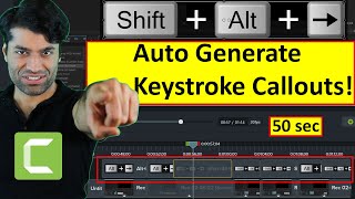 How to Show Keystrokes in Camtasia [upl. by Arebma]