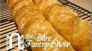 Easy Homemade Baguettes No Yeast Proofing [upl. by Brien770]