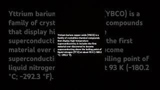 YCBO was the first recognized superconductor Yba2cu3o7 [upl. by Fong]